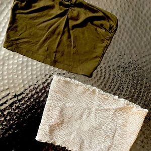 Women’s Bandeau Tops size Small- Two for One!